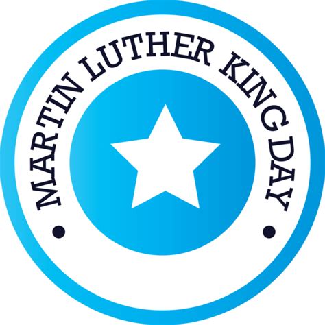 Martin Luther King Jr. Day Logo Circle for MLK Day for Martin Luther ...