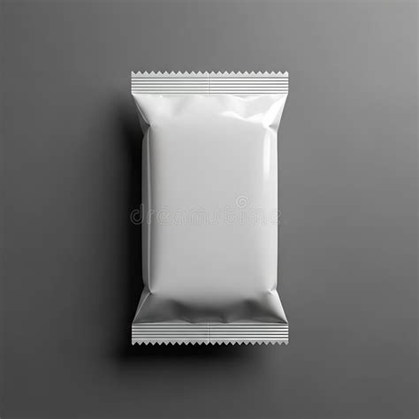 elegant blank white snack bar wrapper mockup  branding  product