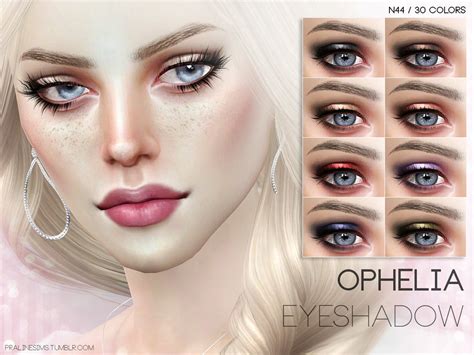 The Sims Resource Ophelia Eyeshadow N44