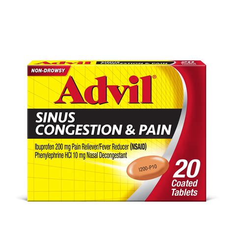 Advil Sinus And Cold