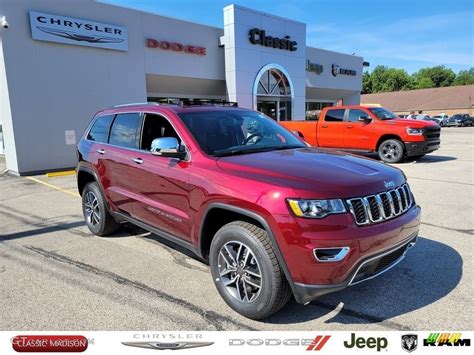 2021 Velvet Red Pearl Jeep Grand Cherokee Limited 4x4 142299892 Photo