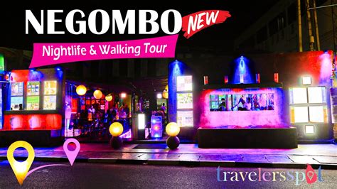 Negombo Browns Beach Sri Lanka Nightlife City Road Walking Tour In