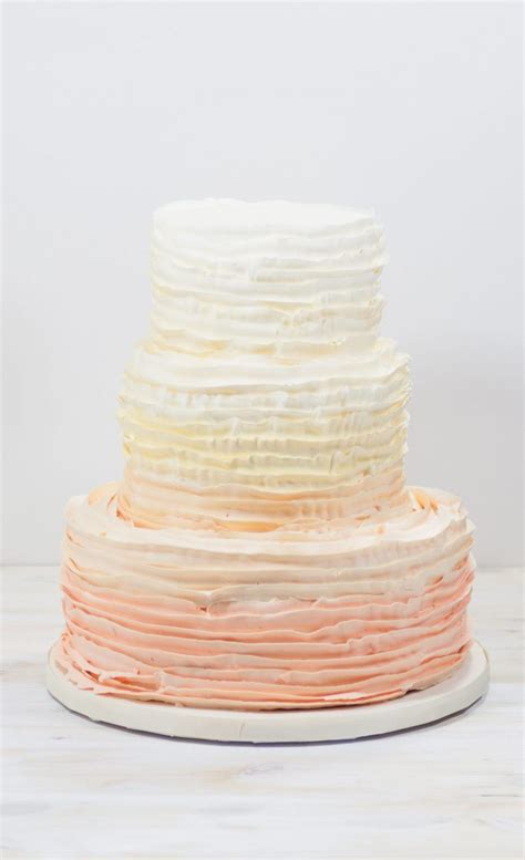 Ombr Buttercream Wedding Cake Whipped Bakeshop Philadelphia