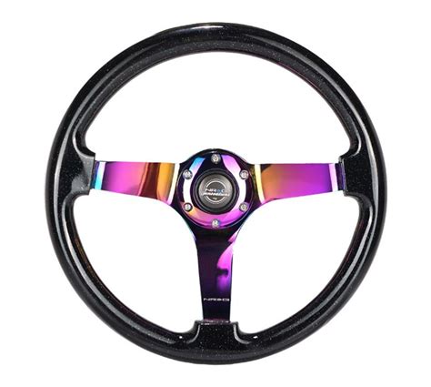 NRG Innovations RST 036BSB MC NRG Deep Dish Steering Wheels With Solid