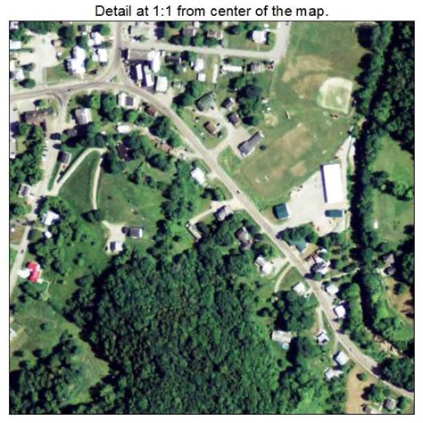 Aerial Photography Map of Jeffersonville, VT Vermont