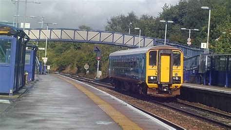 Rare Arriva Trains Wales Class 153 153327 Passes Through Filton