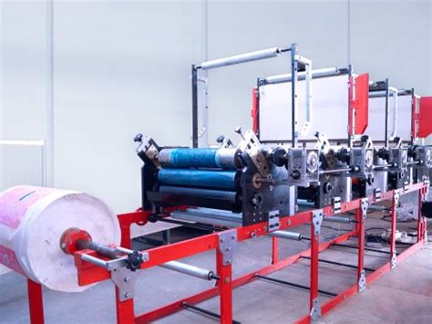 Sk Machines Mild Steel Six Colour Flexo Printing Machine For Paper