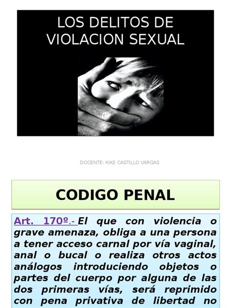 Pdf Los Delitos De Violacion Sexual1 Copia Dokumentips