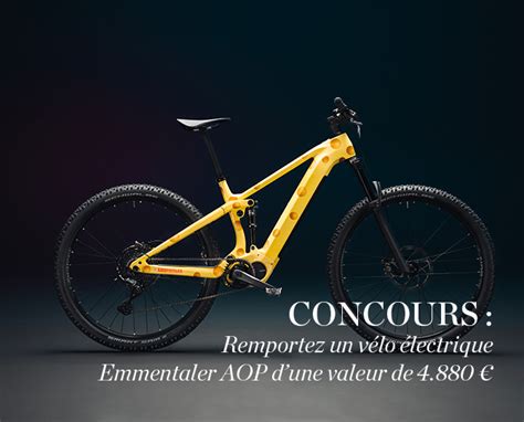 LEmmentaler vous offre la possibilité de remporter un vélo ELLE be