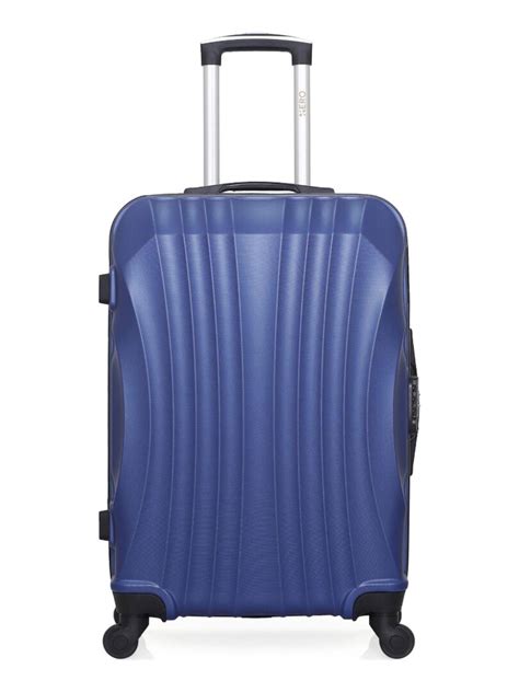 HERO Valise Weekend ABS MOSCOU 65 Cm 4 Roues Bleu Marine Kiabi