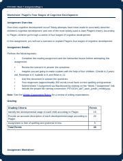 PSY101H Wk7 Assn Dlane 11172018 Rtf PSY101H Week 7 AssignmentPage 1