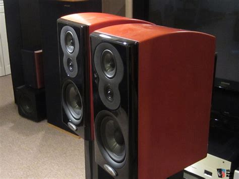 Pair Polk Audio Lsim Cherry Photo Canuck Audio Mart