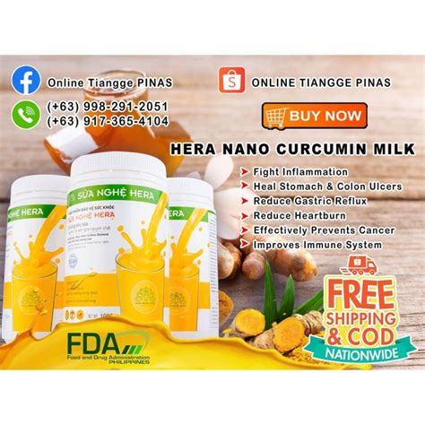 Hera Nano Curcumin Milk Gold 100 Grams Lazada Ph