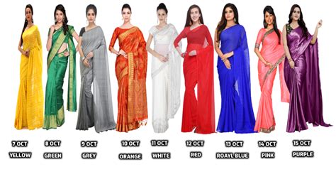 9 Colours Of Navratri 2024 Dresses To Wear In Navratri 2024 Hindupad