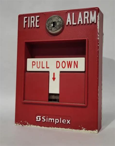 SIMPLEX ADDRESSABLE PULL Station - FIRE ALARM - HOBBY - TBAR £24.94 ...