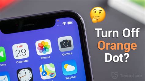 How To Turn Off Orange Dot On IPhone YouTube