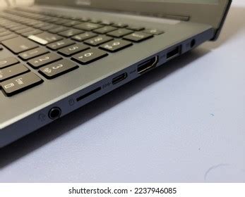 Side Laptop Several Ports We Use Stock Photo 2237946085 | Shutterstock