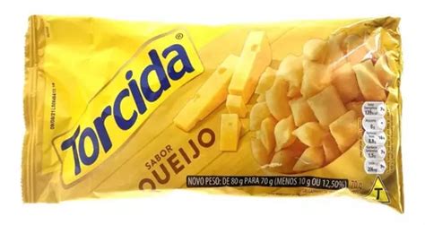 Salgadinho Torcida Sabor Queijo De 70g Com 60 Unidades Parcelamento