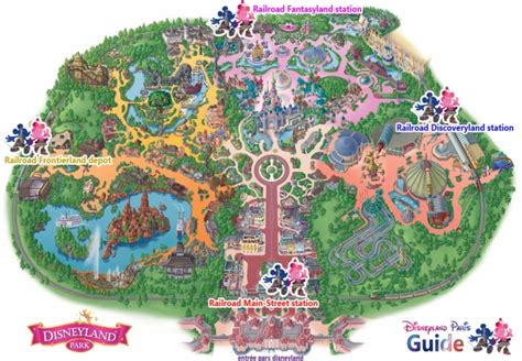 Disneyland Railroad Map