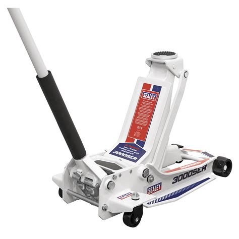 Sealey 3 Tonne Low Profile Trolley Jack With Rocket Lift 3000ser