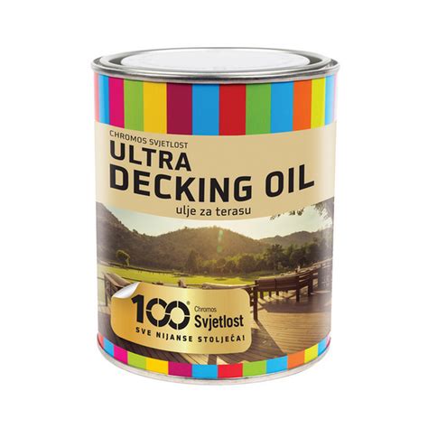 Specijalni Premaz Za Drvo Chromos Svjetlost Ultra Decking Oil Bezbojni