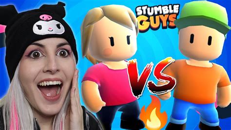 Chicas Vs Chicos En Stumble Guys Qui N Ganar Youtube