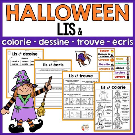 Halloween Activités de lecture