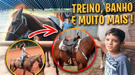 Preparativos Treino E Banho Nos Cavalos V Deo Completo Youtube