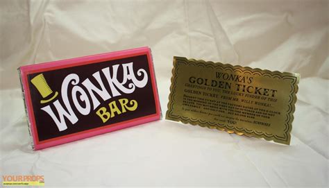 Willy Wonka Mini Chocolate Bar Gift Novelty Golden Ticket Etsy