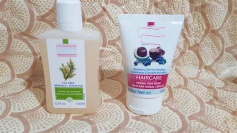 Combo Shampoo De Tea Tree Manuca Y Rosalina máscara Capilar MercadoLibre