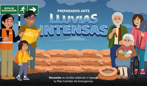 INDECI recomienda medidas de preparación ante lluvias intensas