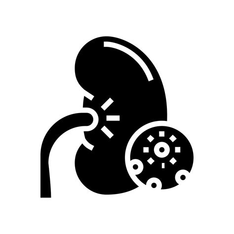 infection kidney glyph icon vector illustration 10279231 Vector Art at ...