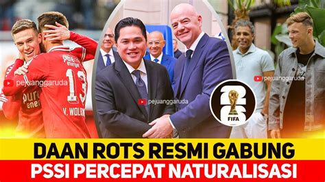 Timnas Indonesia Daan Rots Resmi PSSI Naturalisasi Bintang Belanda