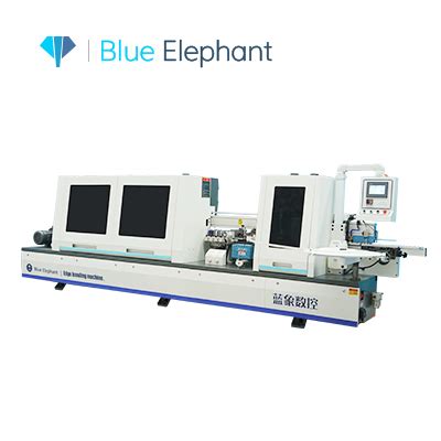 E 60J Automatic Wood Edge Banding Trimming Machine Blue Elephant CNC