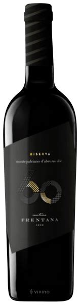 2016 Frentana 60 Montepulciano D Abruzzo Riserva Vivino US