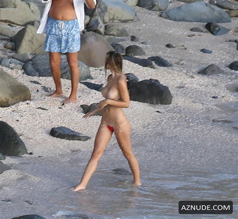 Alexis Ren Heats Up The Beach In St Barth Aznude