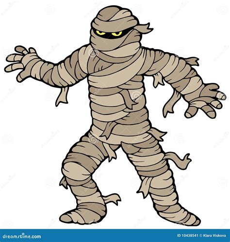 Ancient mummy stock vector. Illustration of dangerous - 10438541