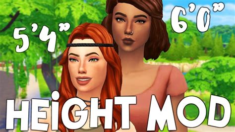 Height Mod Review And Overview The Sims 4 Sims 4 Body Mods Sims 4