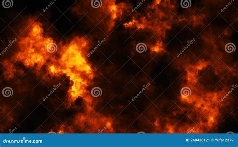 Fire Embers Particles Texture Overlays Burn Effect On Isolated Black