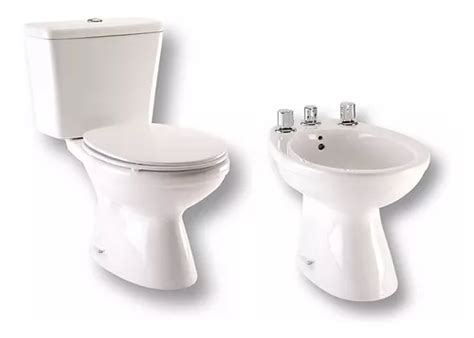 Combo Roca Inodoro Largo Tapa Inodoro Bidet Capea Italiana