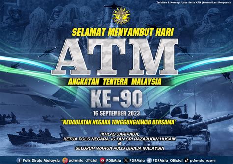 polis selamat menyambut hari atm   ketua polis negara kpn ig