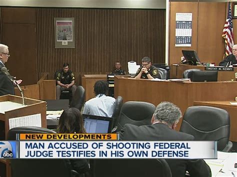 Suspect takes the stand in judge shooting trial