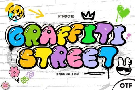 Graffiti Font Graffiti Font SVG Graffiti Font PNG Graffiti Font Cricut ...