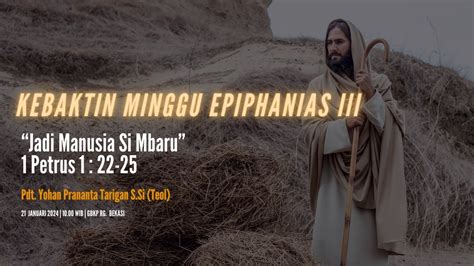 Minggu Epiphanias Iii Minggu Januari Youtube