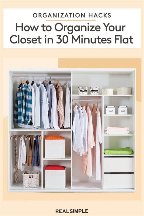 How To Organize Your Closet In Minutes Flat How To Organize Your