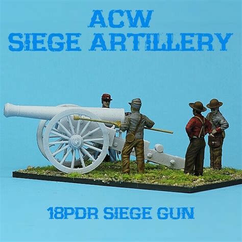 3d File 28mm Acw 18pdr Siege And Garrison Gun 🔫・3d Print Design To