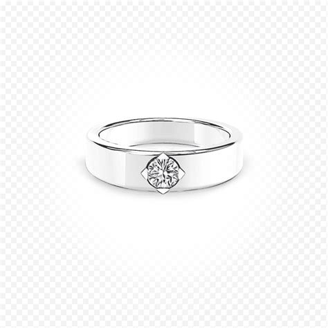 Anillo De Bodas Plata Joyas Para El Cuerpo Platino Diamante Cuerpo