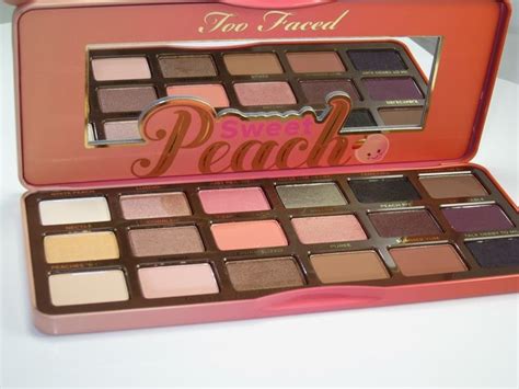 Too Faced Sweet Peach Palette Peach Eyeshadow Eyeshadow Palette Sweet