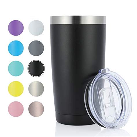 Jearey 20oz Stainless Steel Tumbler With Lid Double Wall Vacuum