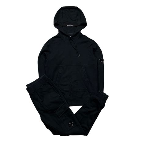 Cp Company Black Tracksuit Set Small Mats Island